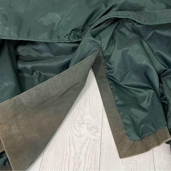 Vintage Wilsons Leather Adventure Bound Green Trench Coat Jacket - Picture 6 of 16